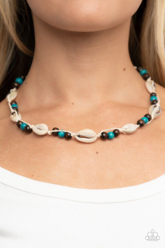 Bermuda Beachcomber Blue Necklace - Jewelry by Bretta