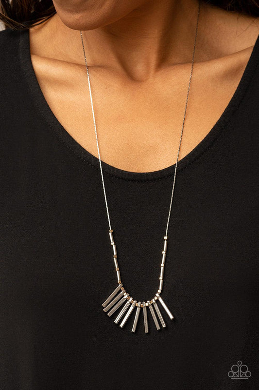 Rustic Hot Rod Silver Necklace - Jewelry by Bretta