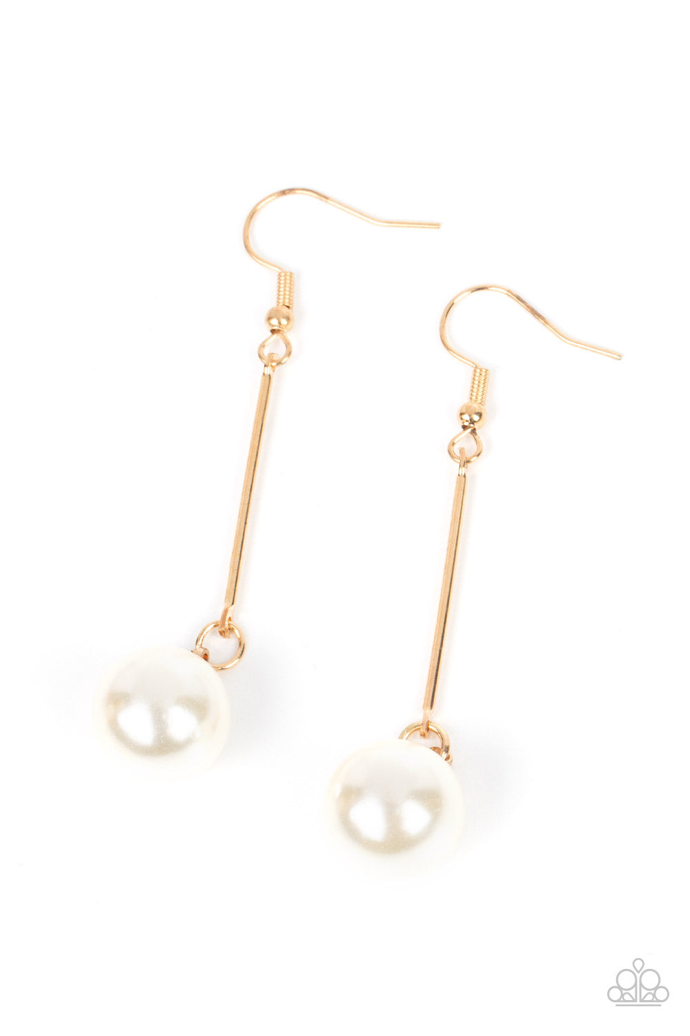 Pearl Redux Gold Earrings - Jewelry by Bretta