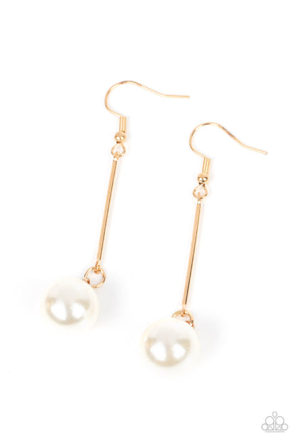 Pearl Redux Gold Earrings - Jewelry by Bretta