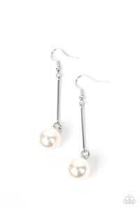 Pearl Redux White Earrings - Jewelry by Bretta