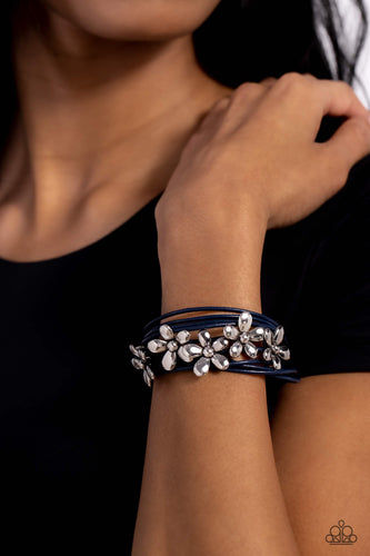 Here Comes the BLOOM Blue Bracelet - Jewelry by Bretta