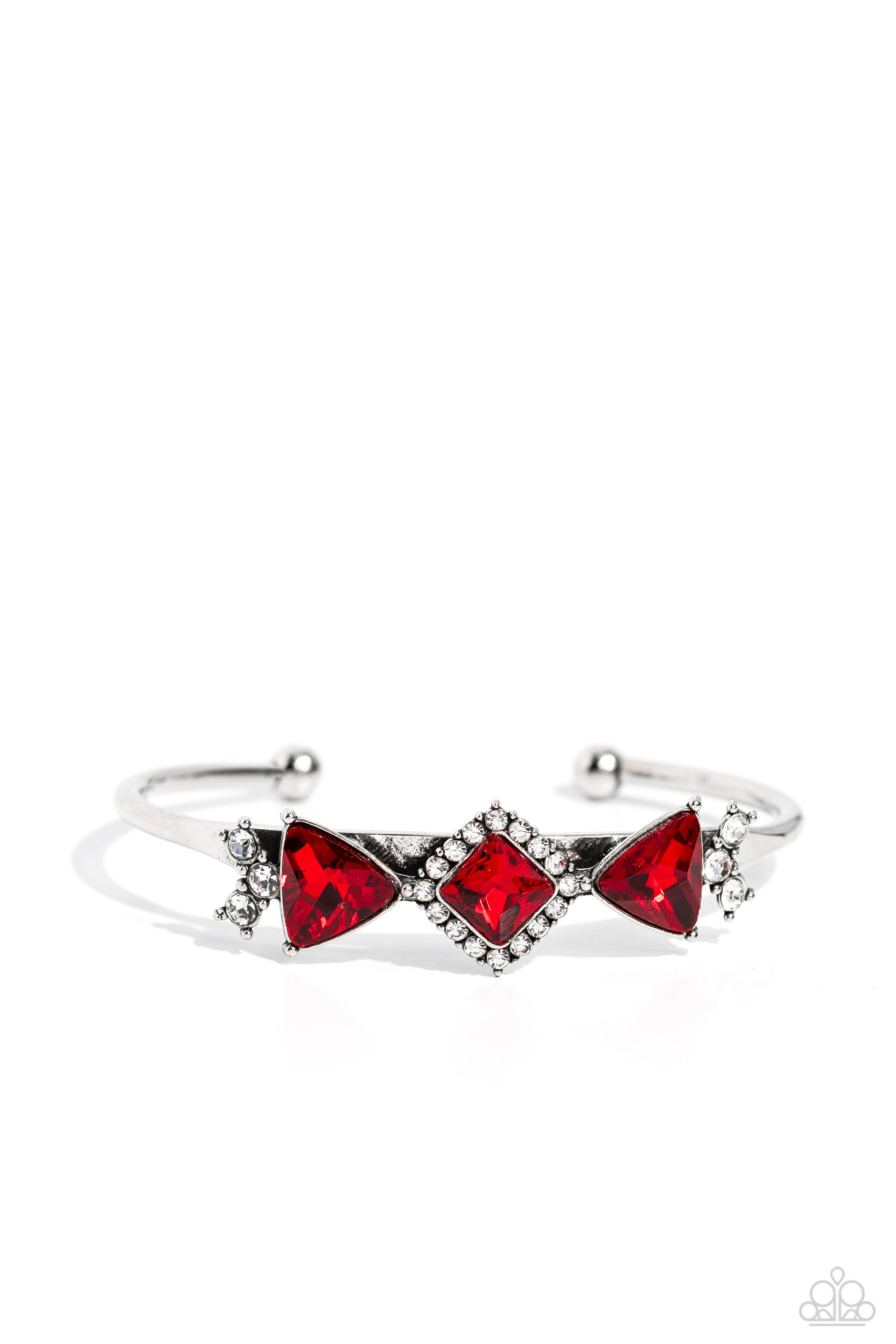 Strategic Sparkle Red Bracelet - Jewelry by Bretta