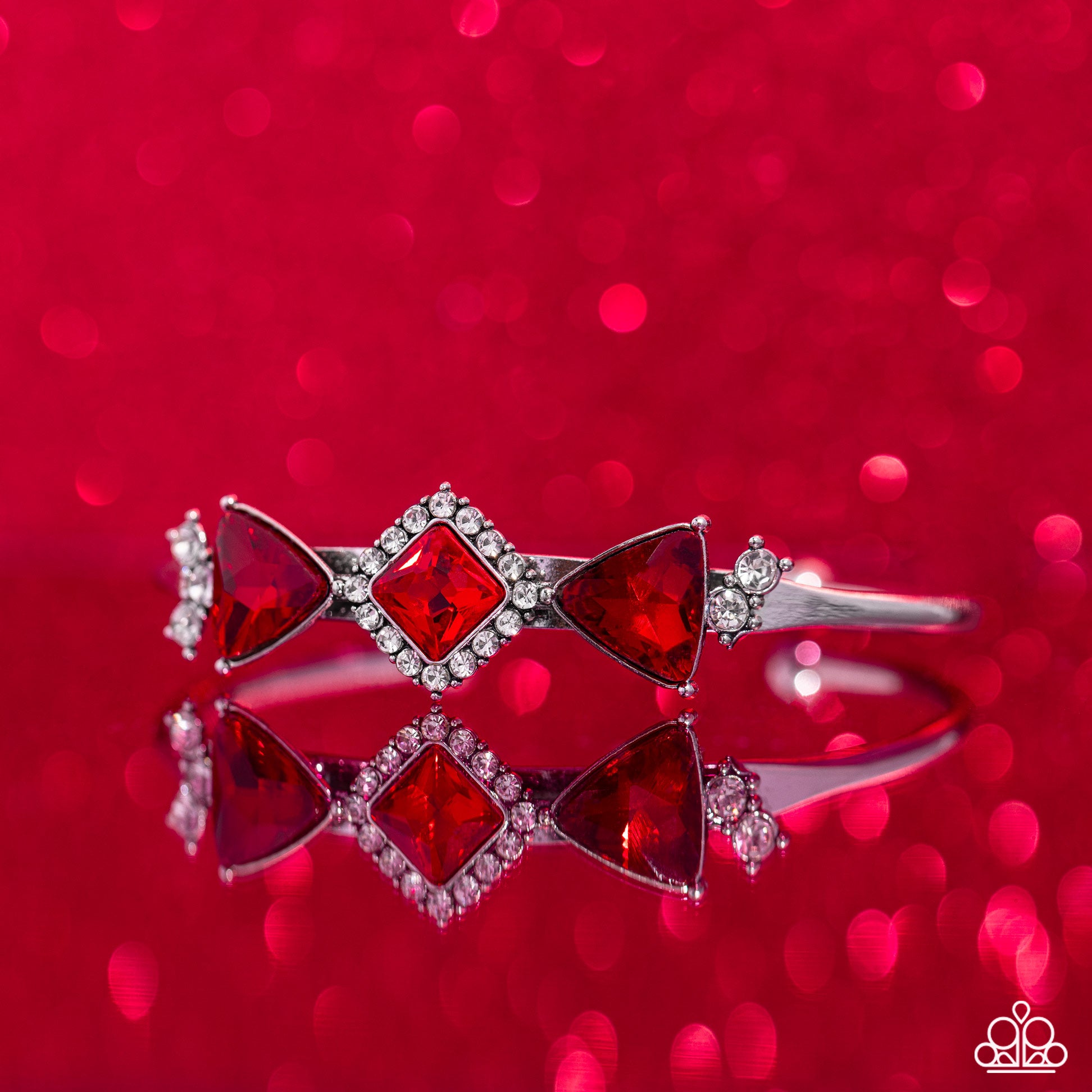 Strategic Sparkle Red Bracelet - Jewelry by Bretta