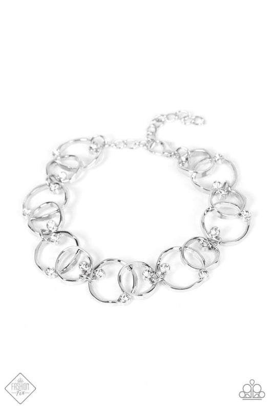 The Universe Revolves Around Me White Bracelet - Jewelry by Bretta