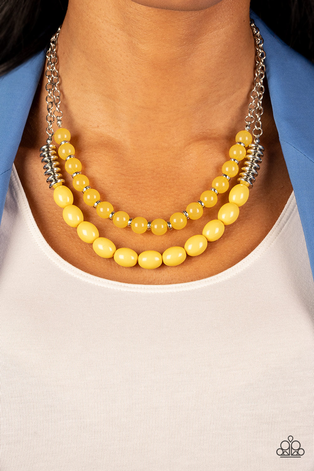 Venetian Voyage Yellow Necklace - Jewelry by Bretta