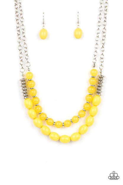 Venetian Voyage Yellow Necklace - Jewelry by Bretta