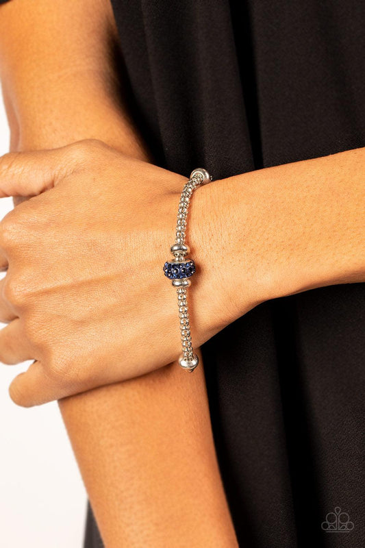 Downtown Decoupage Blue Bracelet - Jewelry by Bretta
