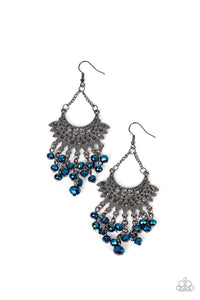 Chromatic Cascade Blue Earrings - Jewelry by Bretta