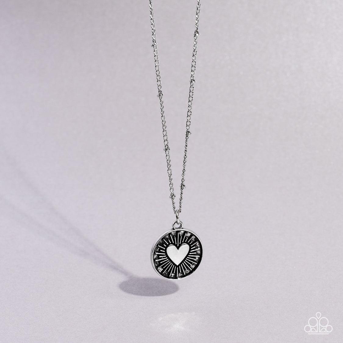 Lovestruck Shimmer Silver Necklace - Jewelry by Bretta