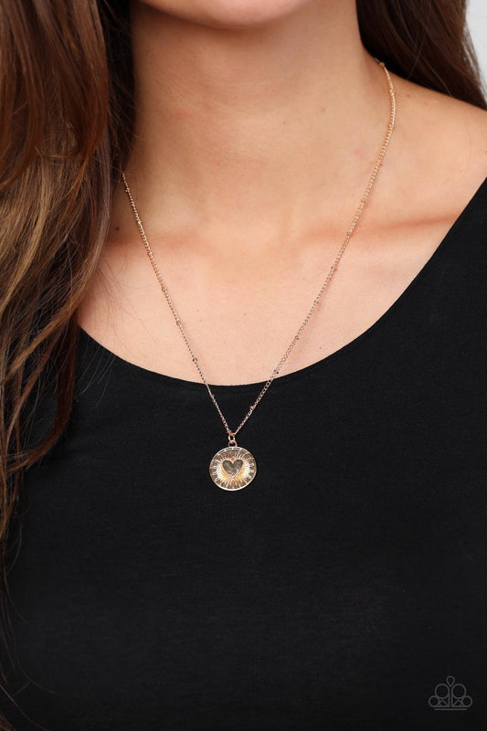 Lovestruck Shimmer Gold Necklace - Jewelry by Bretta