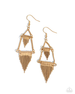 Greco Grotto Gold Earrings - Jewelry by Bretta