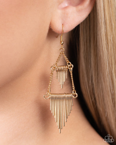Greco Grotto Gold Earrings - Jewelry by Bretta