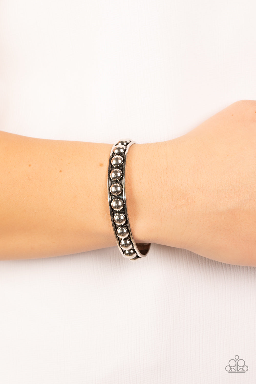 Clear as STUD Silver Bracelet - Jewelry by Bretta