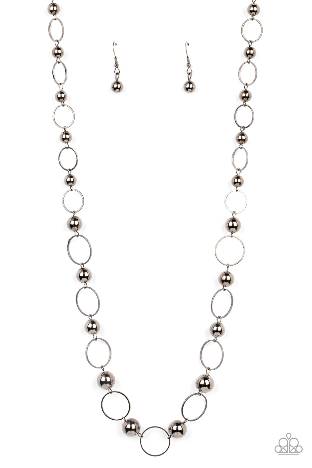 Metro Milestone Black Necklace - Jewelry by Bretta