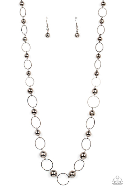 Metro Milestone Black Necklace - Jewelry by Bretta