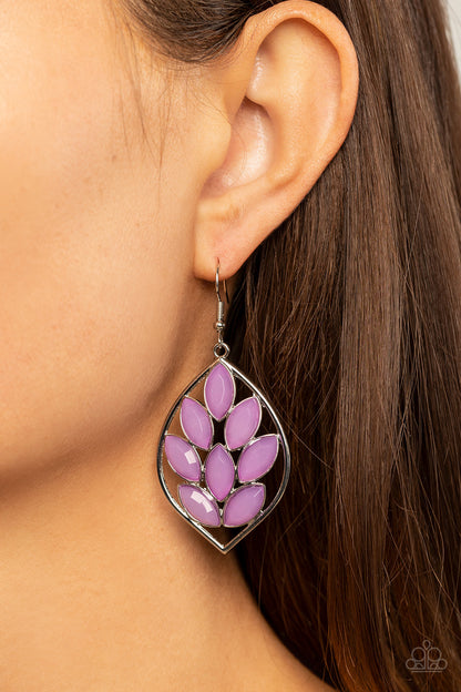 Glacial Glades Purple Earrings - Jewelry by Bretta