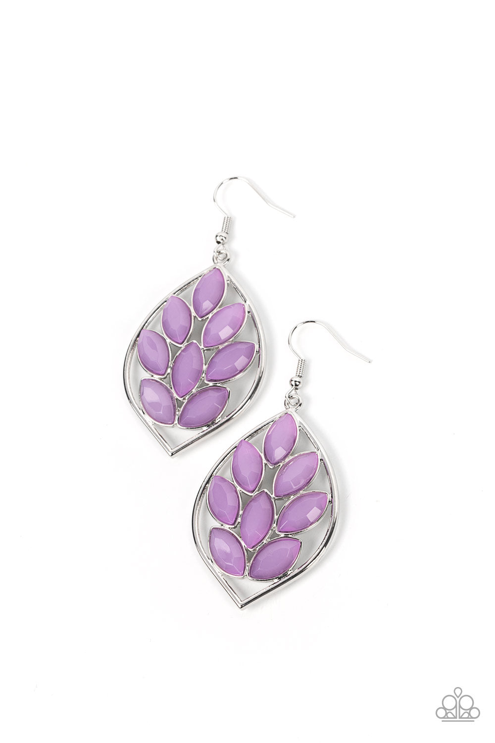 Glacial Glades Purple Earrings - Jewelry by Bretta