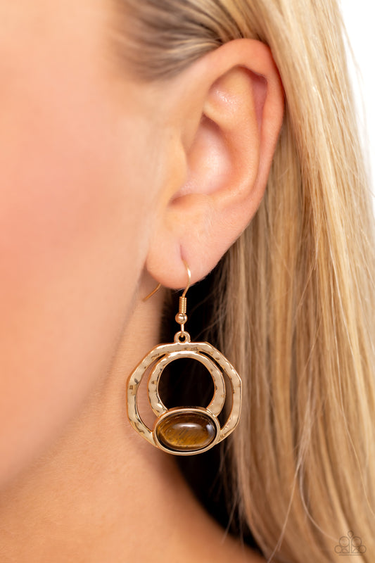Terrestrial Retreat Brown Earrings - Jewelry by Bretta