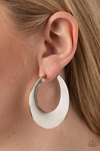 Power Curves Silver Earrings -Jewelry by Bretta