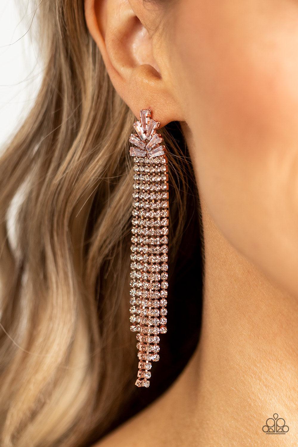 Overnight Sensation Copper Earrings - Jewelry by Bretta