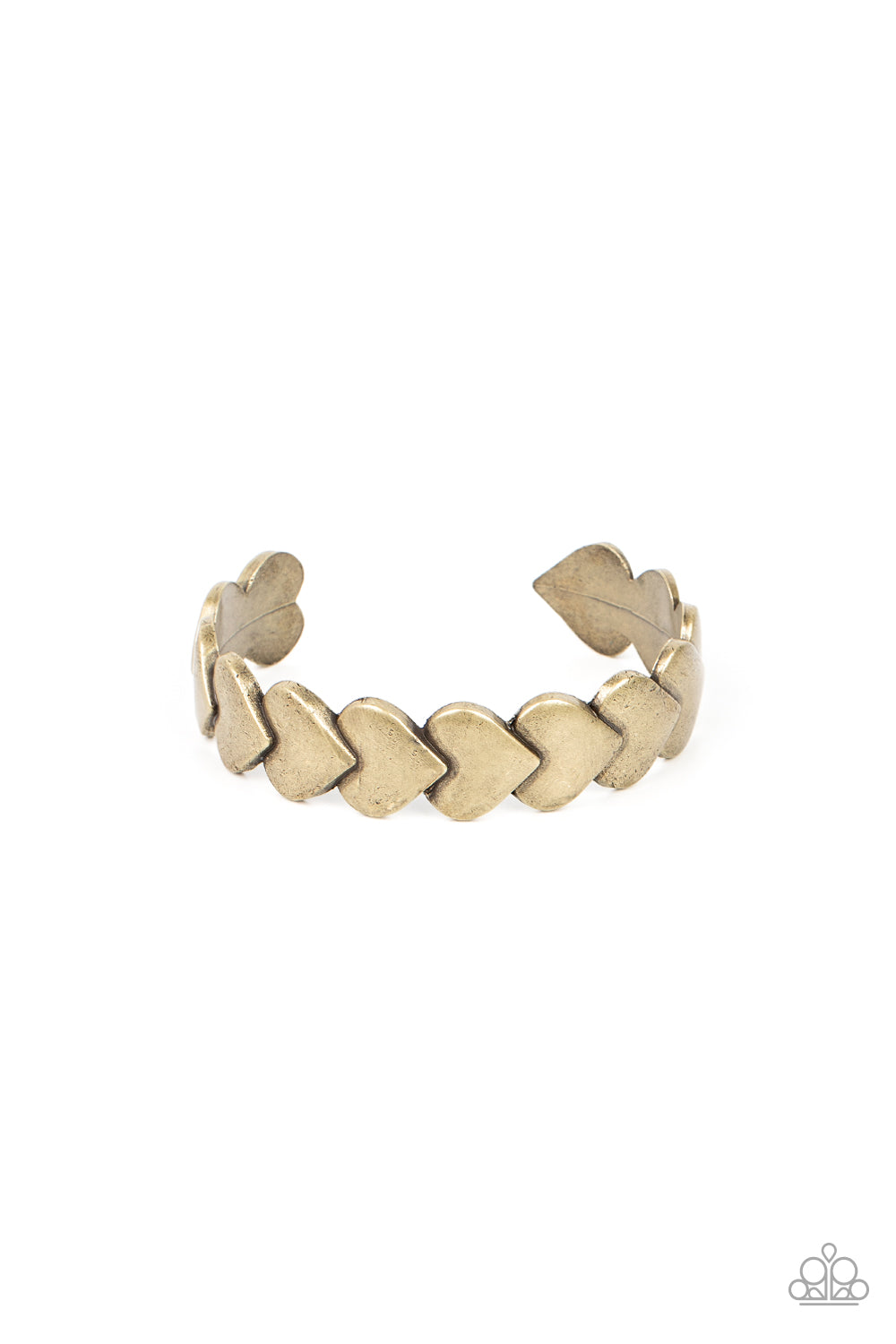 Hearts Galore Brass Bracelet - Jewelry by Bretta