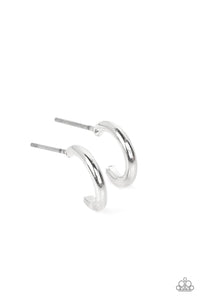 Skip the Small Talk Silver Earrings - Jewelry by Bretta