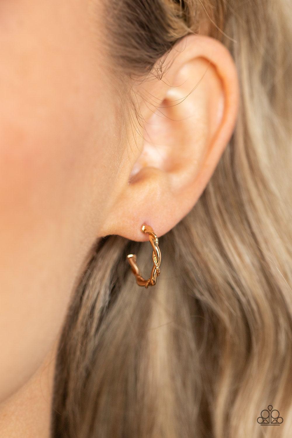 Irresistibly Intertwined Gold Earrings - Jewelry by Bretta