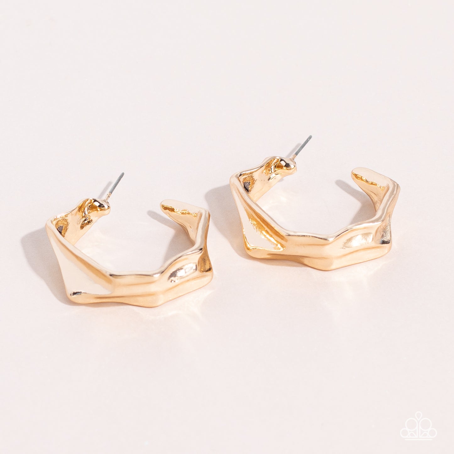 Cutting Edge Couture Gold Hoop Earrings - Jewelry by Bretta