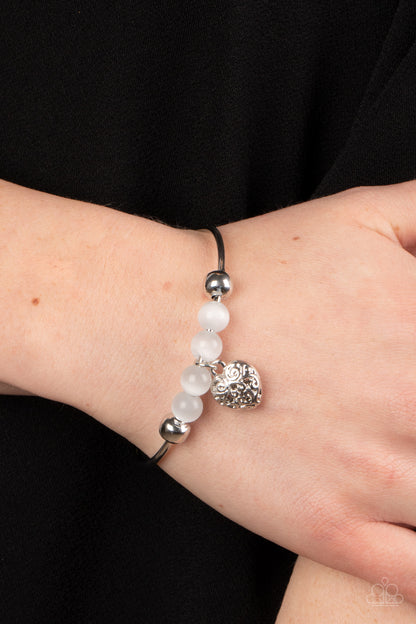 Vintage Vows White Bracelet - Jewelry by Bretta