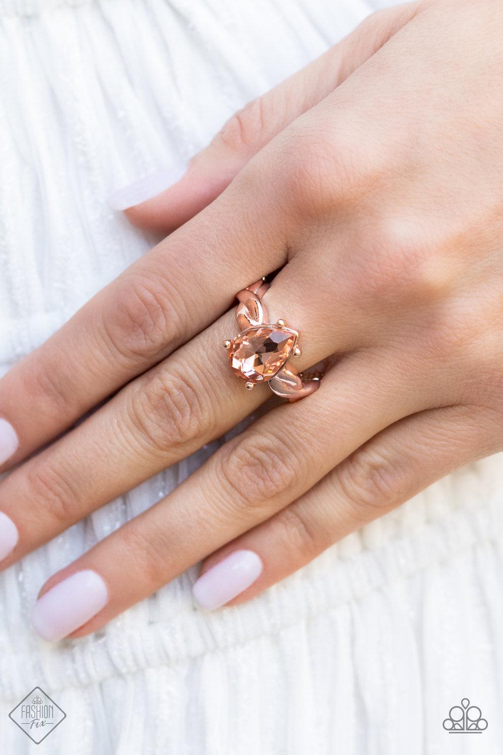 Law of Attraction Rose Gold Ring - Jewelry by Bretta