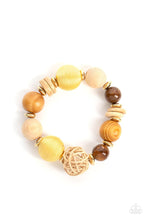 Happily Homespun Yellow Bracelet - Jewelry by Bretta