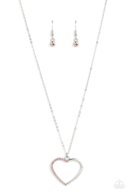 Love to Sparkle Pink Necklace - Jewelry by Bretta
