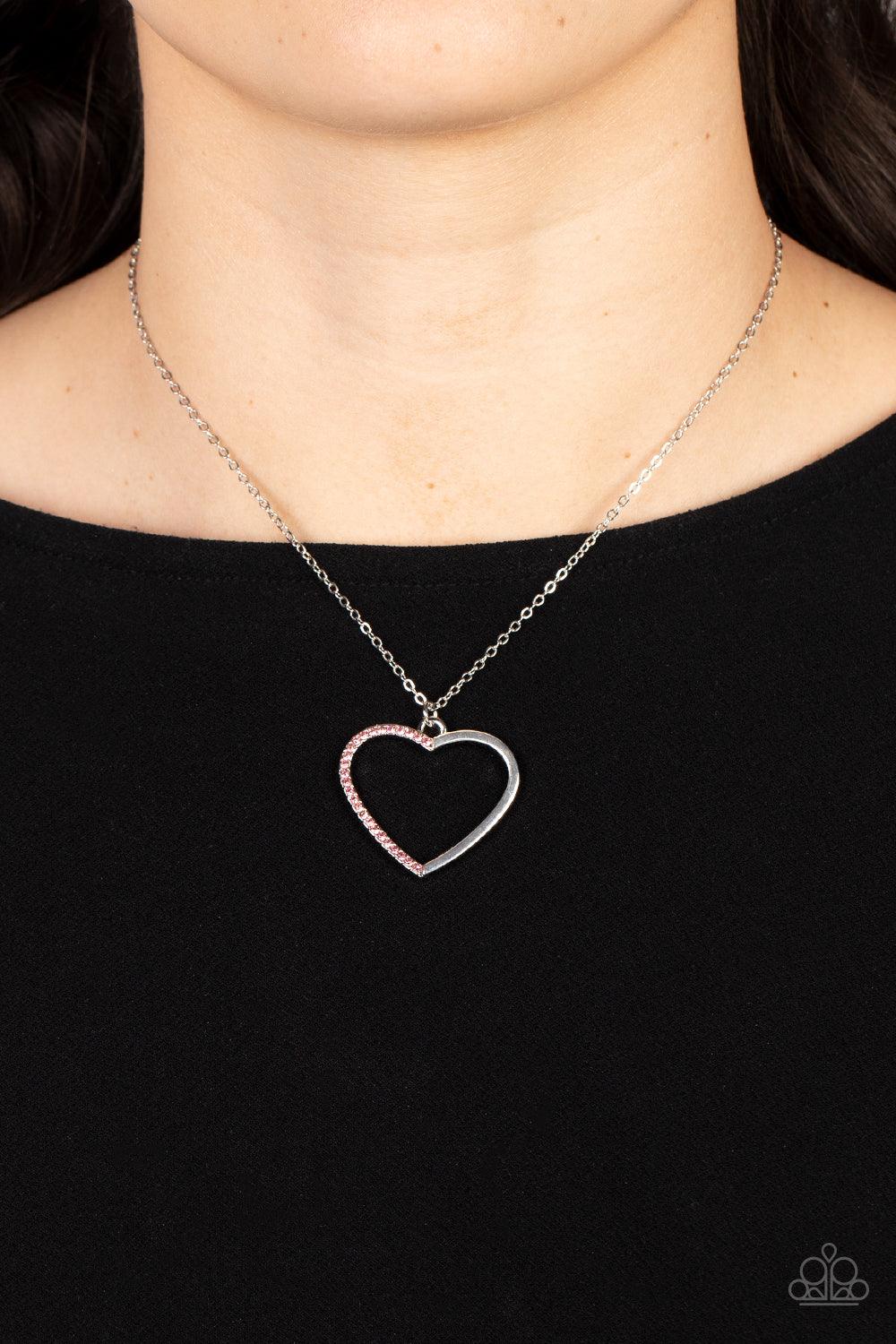 Love to Sparkle Pink Necklace - Jewelry by Bretta