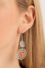 Ocean Orchard Orange Earrings - Jewelry by Bretta