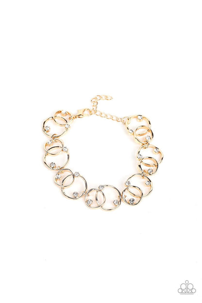 The Universe Revolves Around Me Gold Bracelet - Jewelry by Bretta