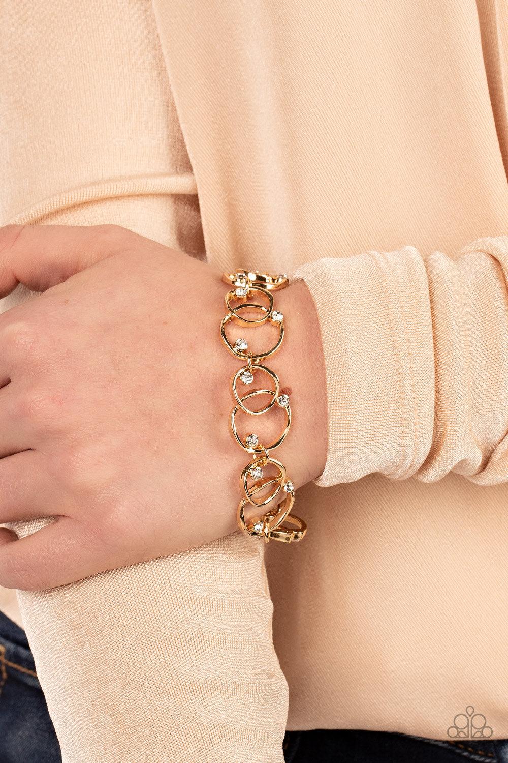 The Universe Revolves Around Me Gold Bracelet - Jewelry by Bretta