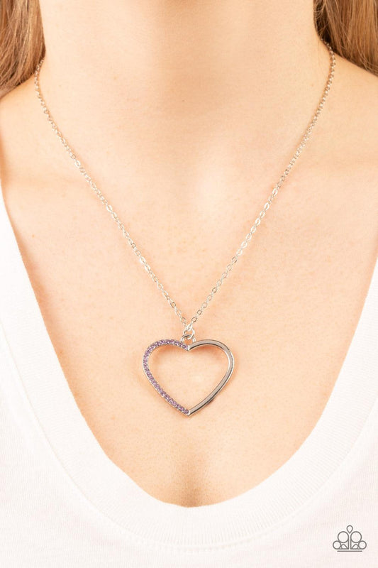 Love to Sparkle Purple Necklace - Jewelry by Bretta