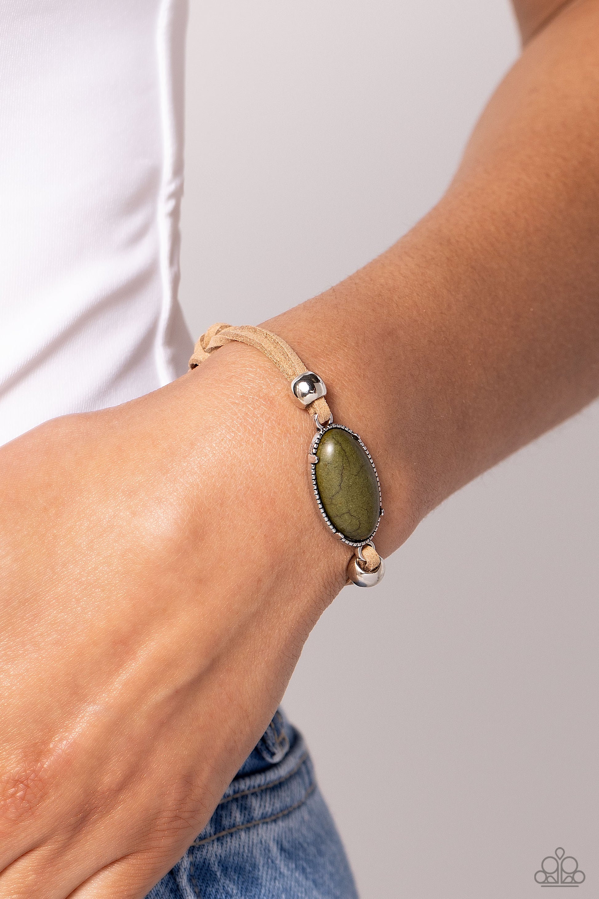 Desertscape Drive Green Bracelet - Jewelry by Bretta