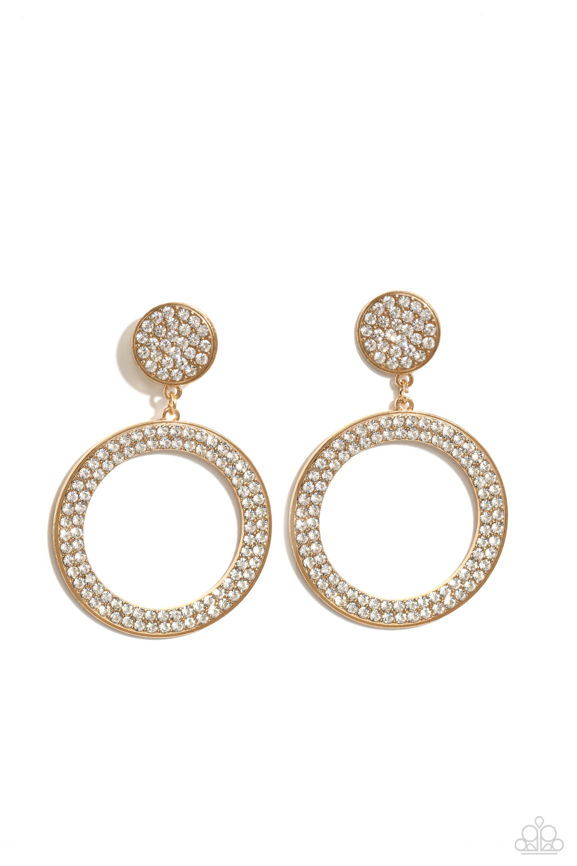 GLOW You Away Gold Earrings - Jewelry by Bretta
