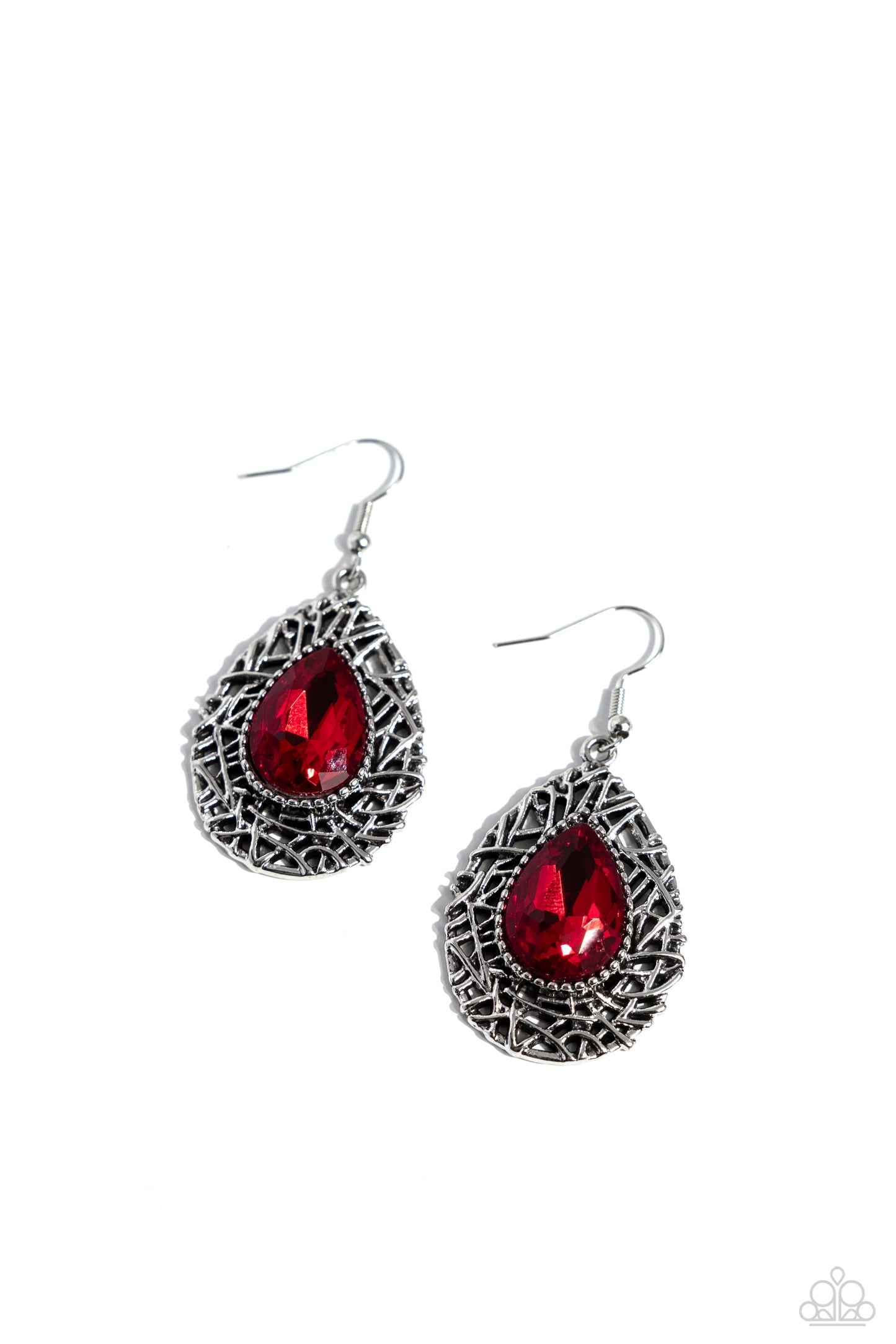 Nest Nouveau Red Earrings - Jewelry by Bretta