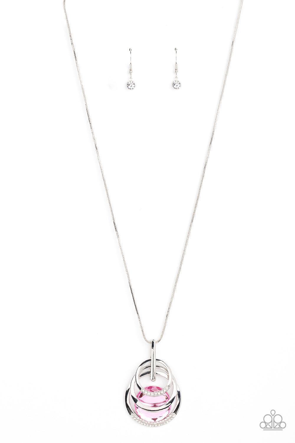 Spun Sparkle Pink Necklace - Jewelry  y Bretta