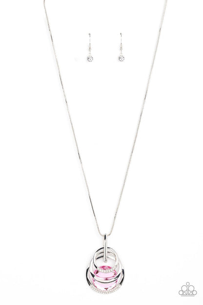 Spun Sparkle Pink Necklace - Jewelry  y Bretta