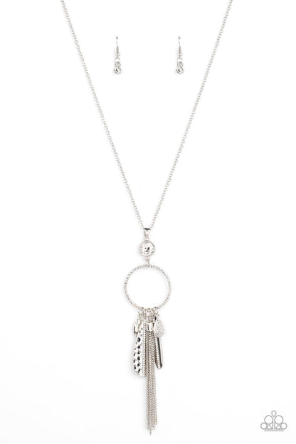 Tastefully Tasseled White Necklace - Jewelry by Bretta
