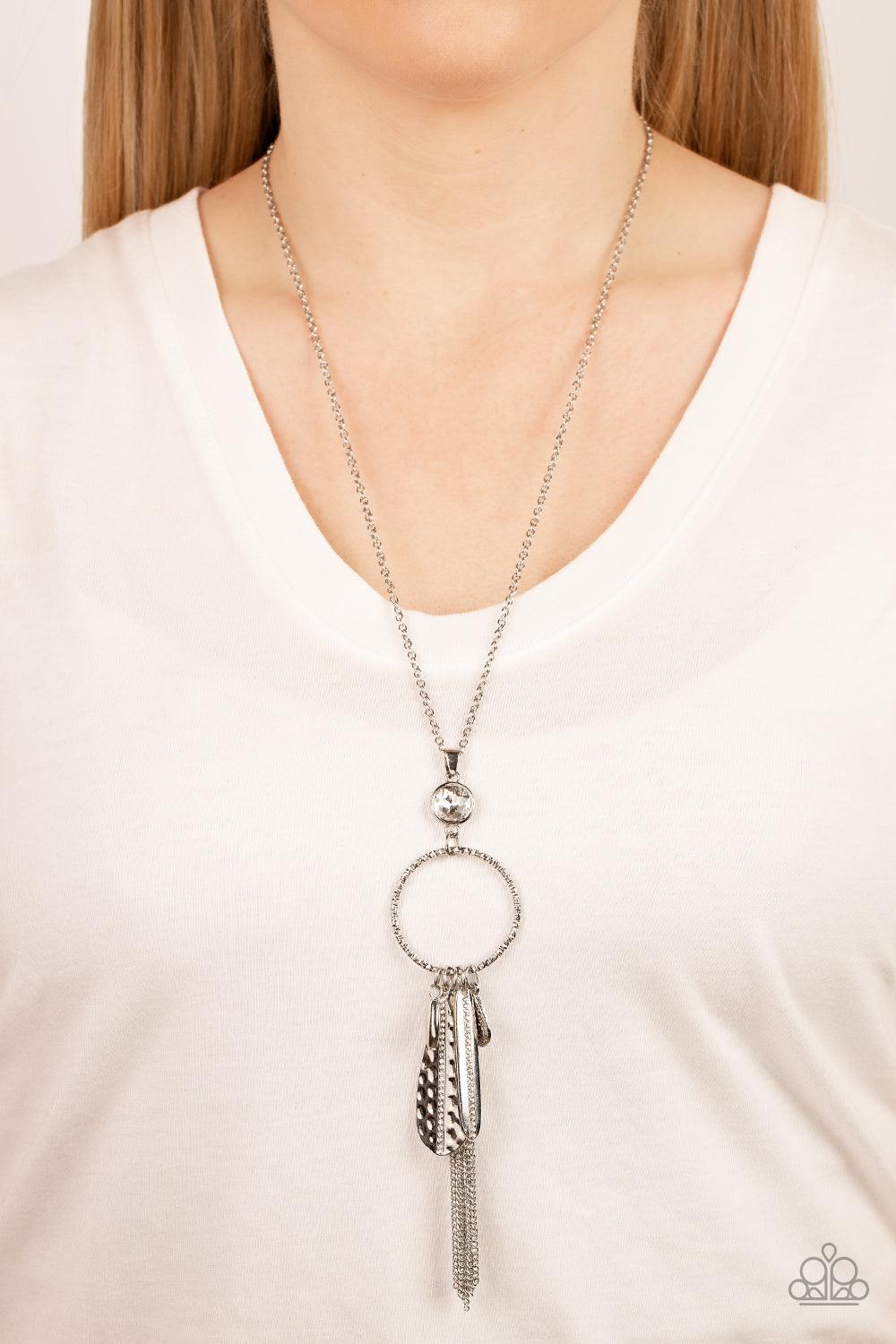 Tastefully Tasseled White Necklace - Jewelry by Bretta