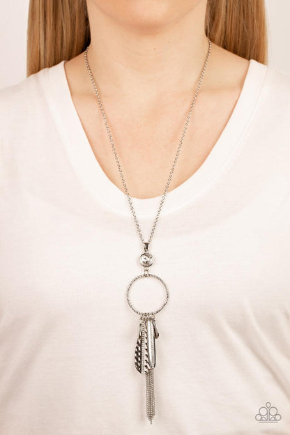 Tastefully Tasseled White Necklace - Jewelry by Bretta