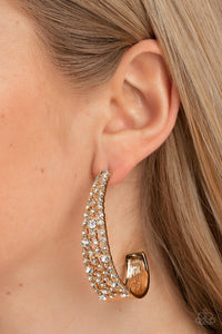 Cold as Ice Gold Earrings - Jewelry by Bretta
