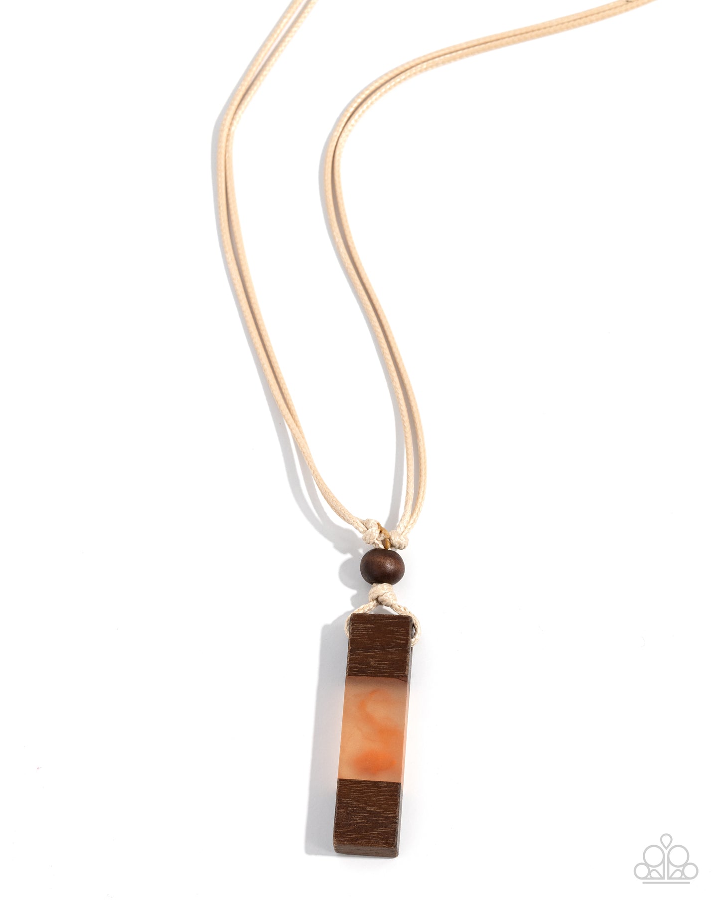 Timber Totem Orange Urban Necklace - Jewelry by Bretta