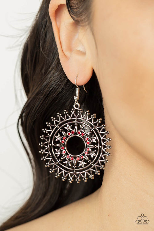 Revel in Radiance Red Earrings - Jewelry by Bretta