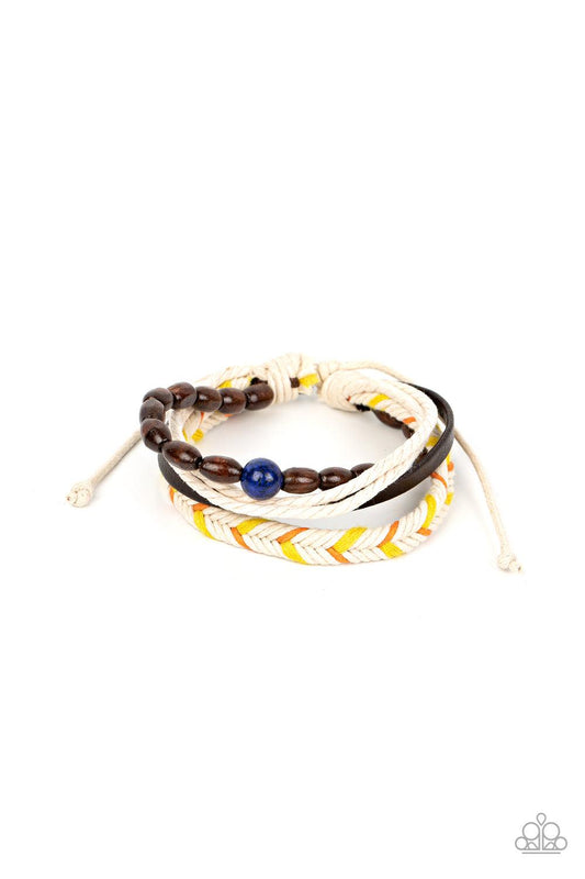 Hipster Hideaway Blue Urban Bracelet - Jewelry by Bretta